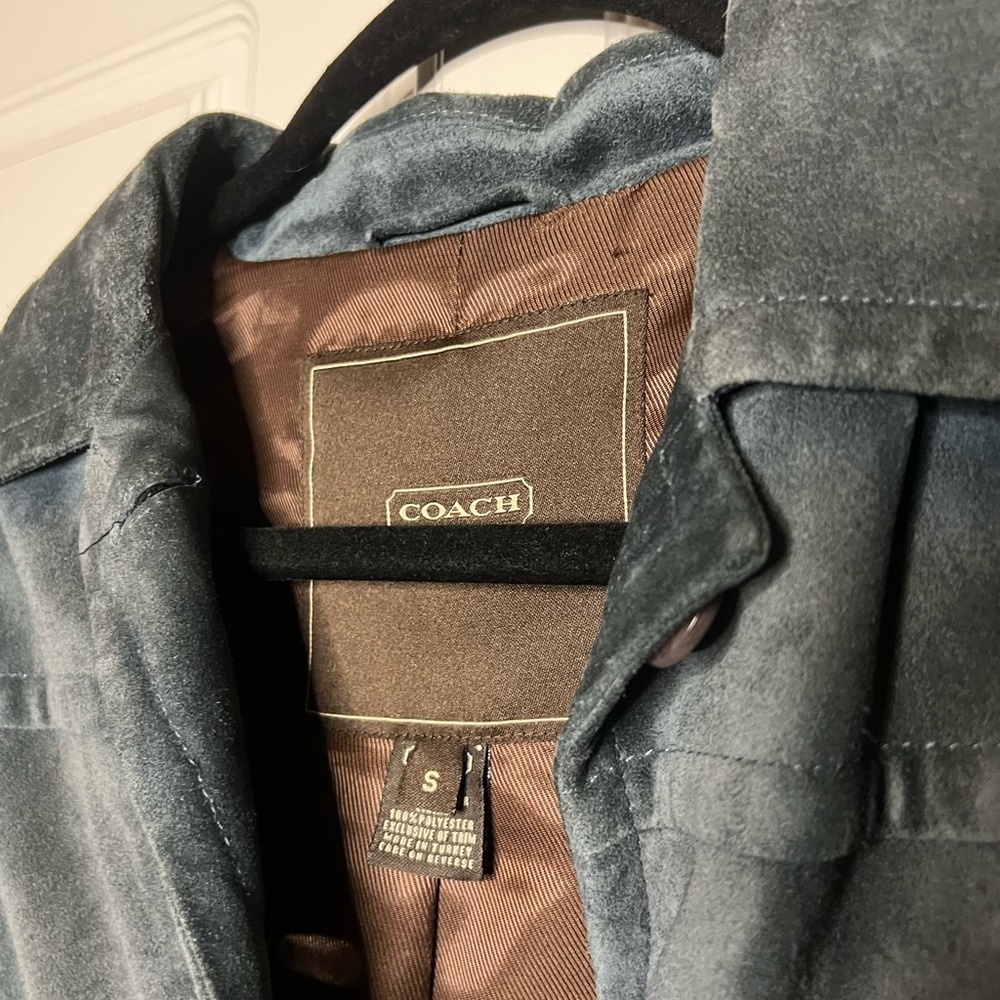 Vintage Coach 100% Suede Leather Jacket – Y2K Era - Picture 8 of 16